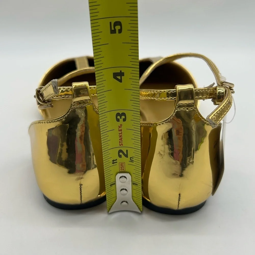 Worthington Kendie Metallic Gold Pointed Toe Flats | Size 9M | New with Tag